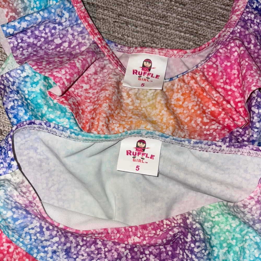 Colorful Kids Bikini Set - Picture 2 of 3